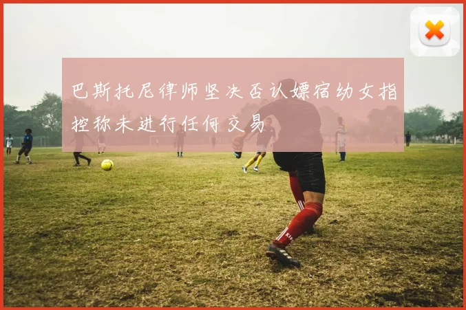 巴斯托尼律师坚决否认嫖宿幼女指控称未进行任何交易